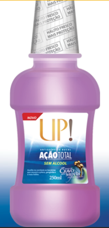 Novo Antisséptico Bucal UP! - Ação Total - com Óleo de Cravo